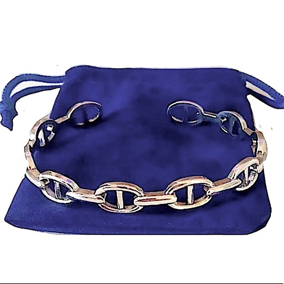 NEW STERLING SILVER MARINER BANGLE CUFF ADJUSTABLE RESIZABLE BRACELET - Picture 5 of 13